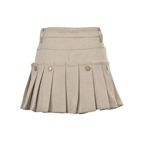 Beige Doozoo Detachable Skirt-Shorts with Plush Charm